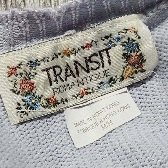 Vintage 70s pastel blue crochet short-sleeved button-up cardigan ✦ coastal grand - Picture 5 of 10